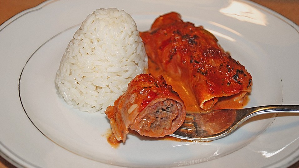 Schinken-Hack-Rouladen von *~Manu~*