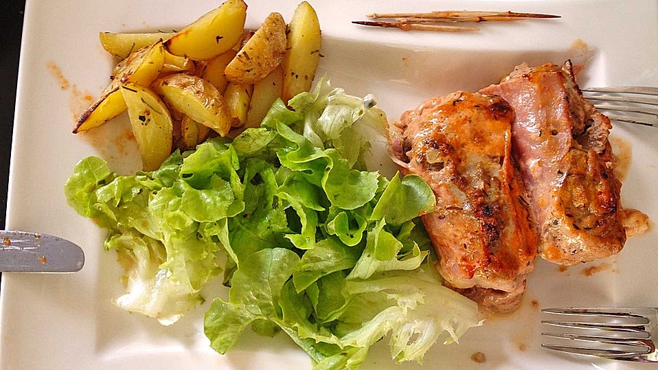 Schinken-Hack-Rouladen von *~Manu~*