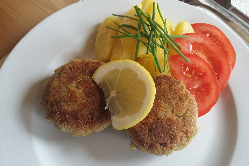 Fischfrikadellen aus Seelachs