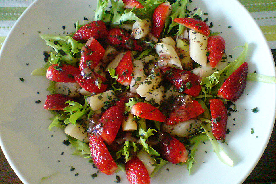 Spargel mit Erdbeersauce Low Fett 30 Spargel mit Erdbeersauce Low Fett 30