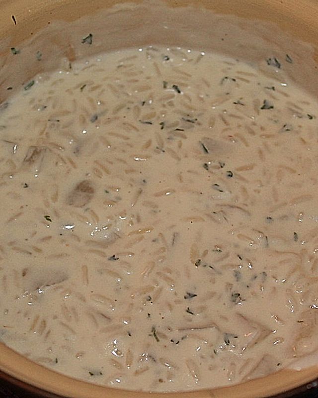 Reis-Pilz-Suppe