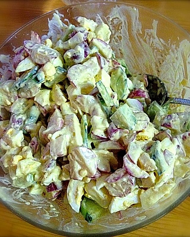 Radieschen-Eier-Salat