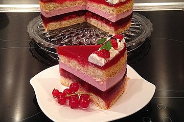 Erdbeerlimes-Torte