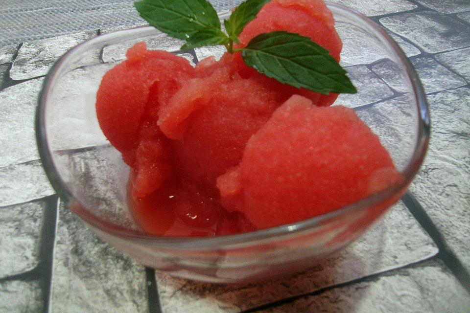 Wassermelonensorbet