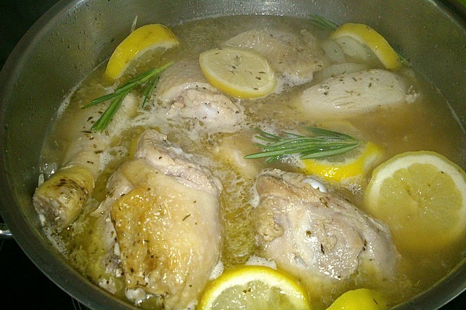 Poulet au citron à la "La Source"