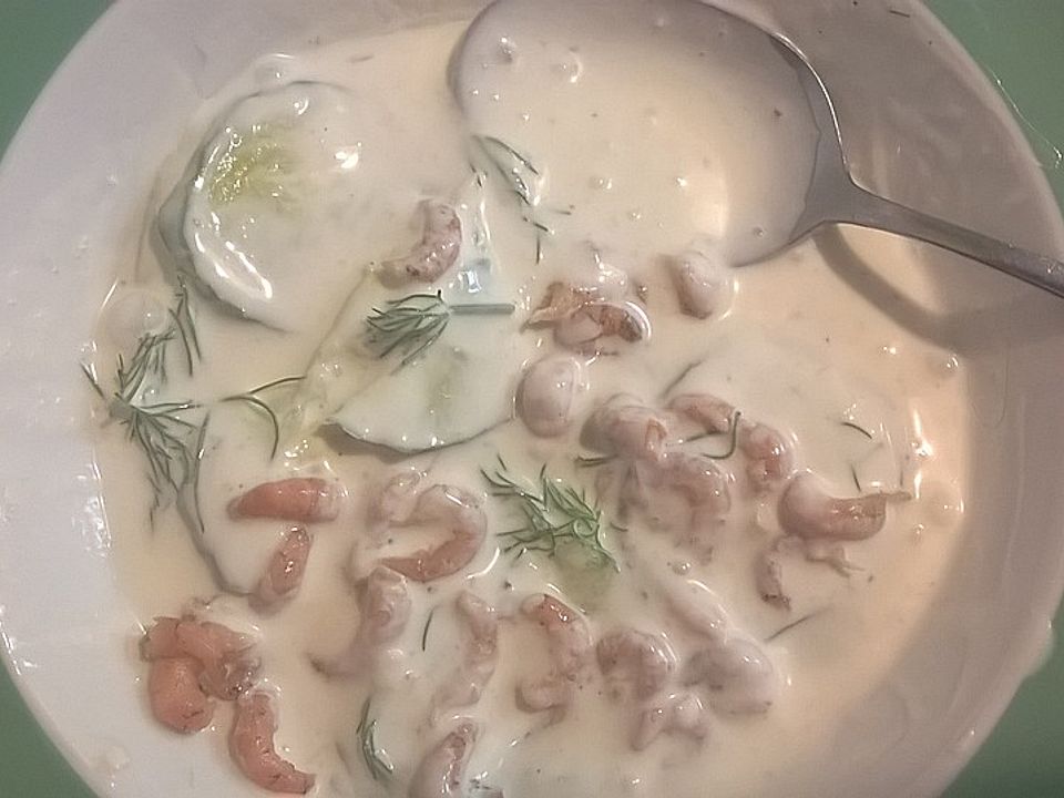 Kalte Gurkensuppe mit Krabben von Schwarzbrot25| Chefkoch