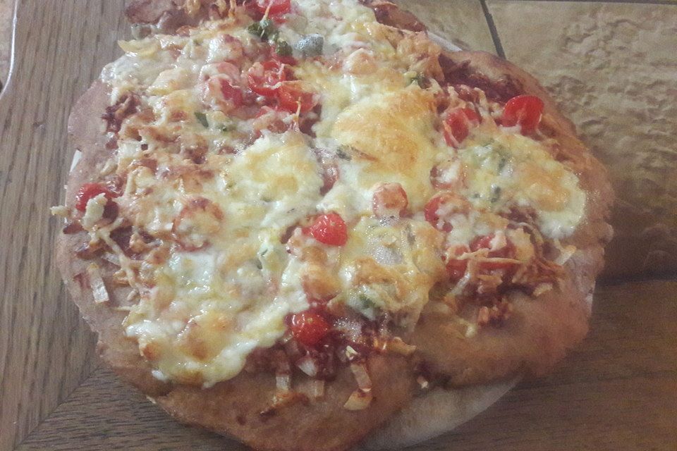 Pizzateig mit Magerquark