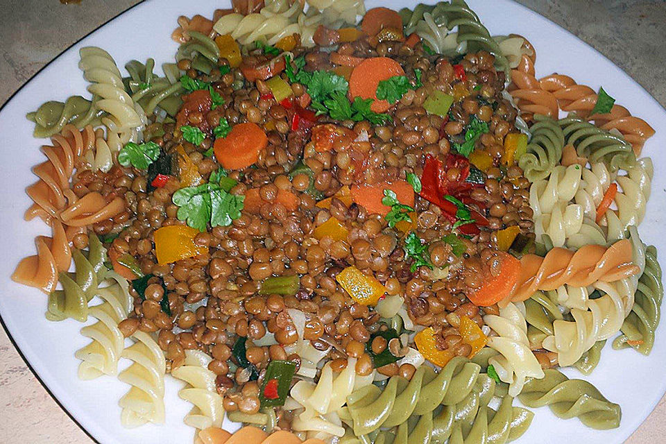 Alex' vegane Linsen-Bolognese-Sauce