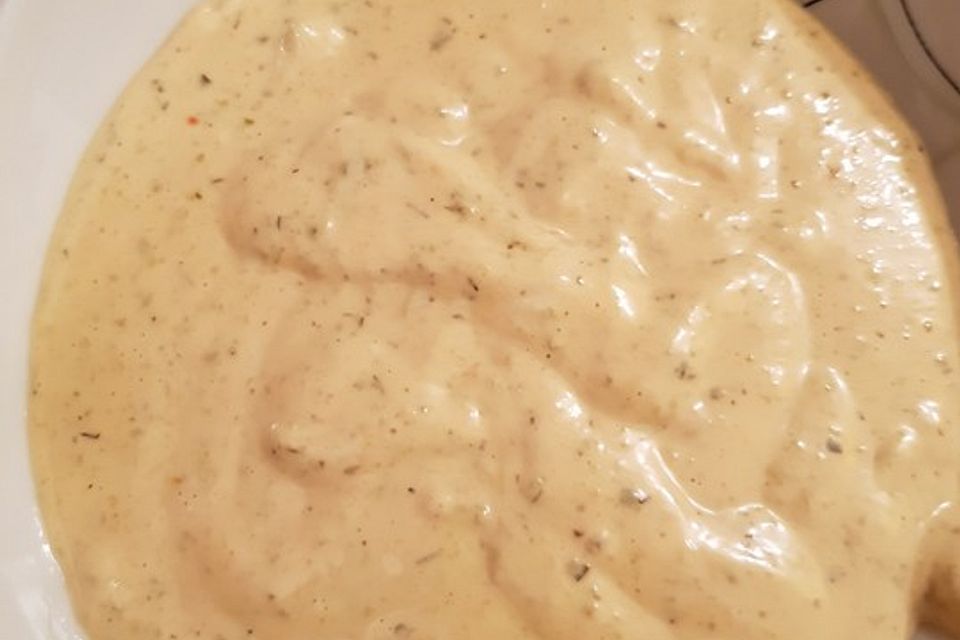 Hamburger- und Cheeseburger Sauce