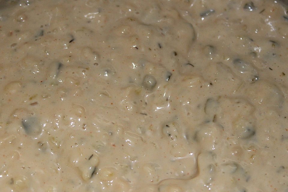 Hamburger- und Cheeseburger Sauce