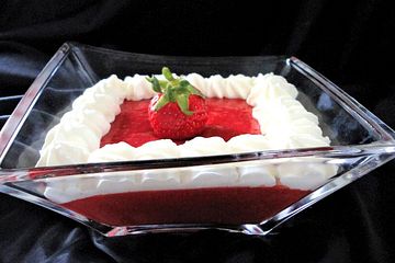 Erdbeer-Rhabarber-Dessert