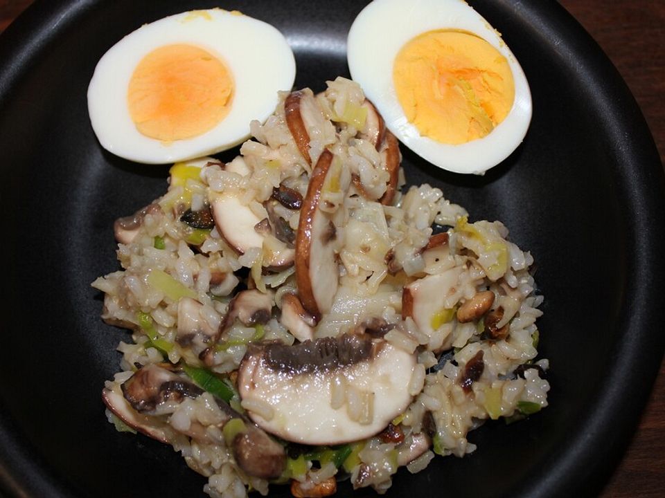 Reissalat mit Lauch und Champignons von neoprenfisch| Chefkoch