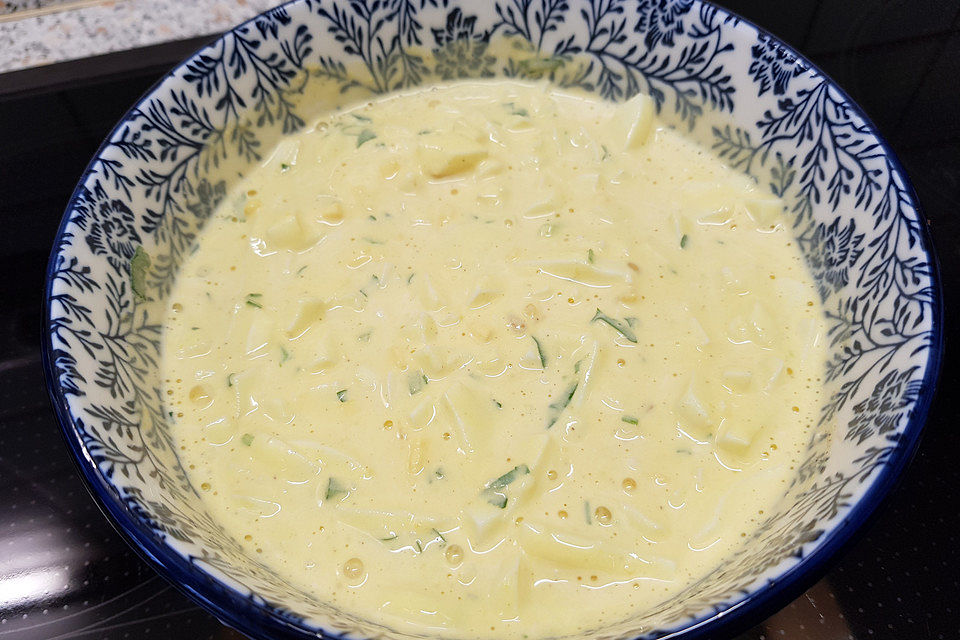 Fettarmer Eiersalat