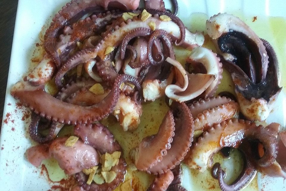 Tintenfisch Pulpo Gajego