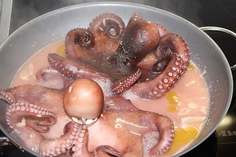 Tintenfisch Pulpo Gajego