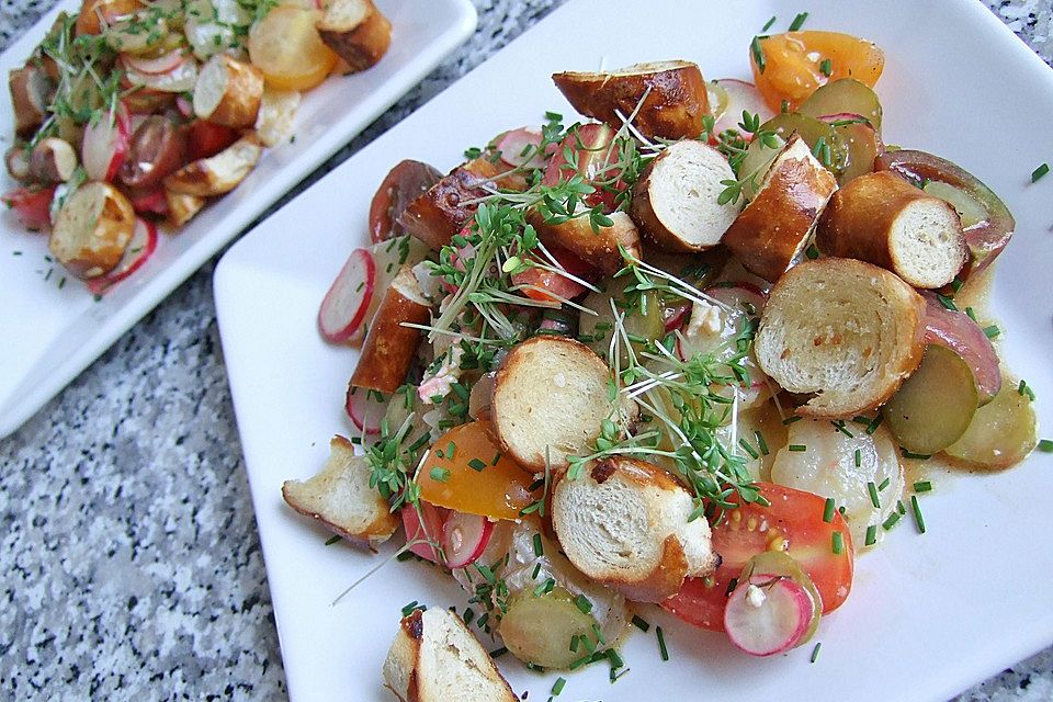 Würziger Brezensalat