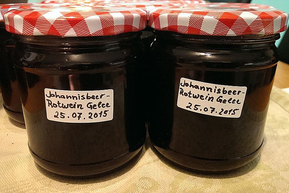 Johannisbeer-Rotwein-Gelee à la Gabi