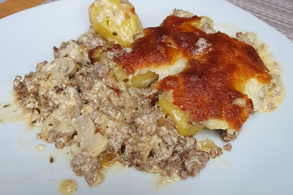 Kartoffelauflauf mit Hackfleisch