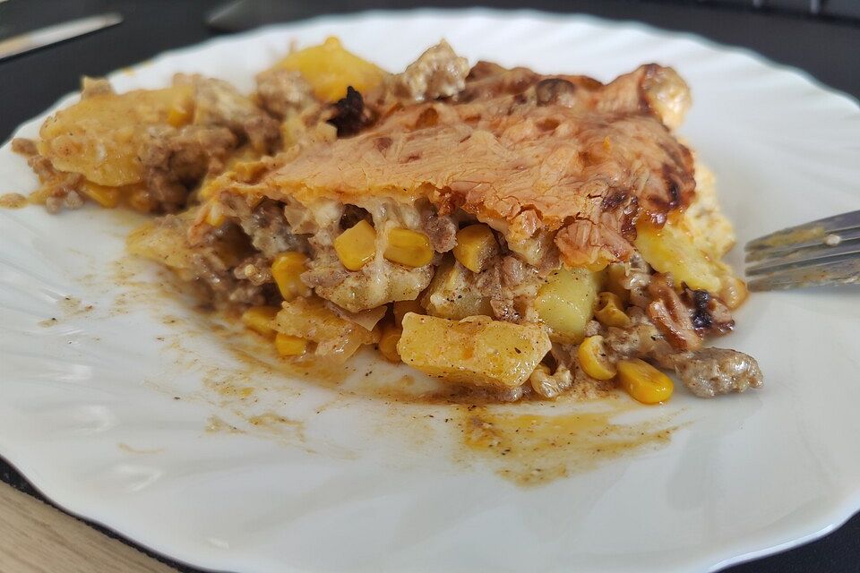 Kartoffelauflauf mit Hackfleisch