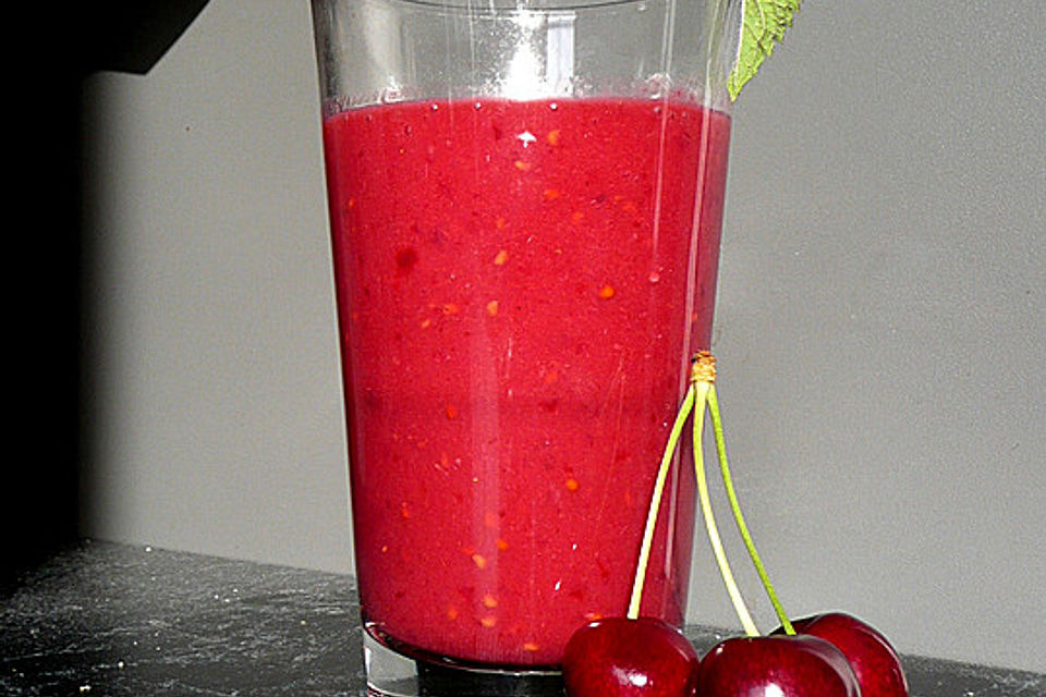 Kirsch-Beeren-Smoothie