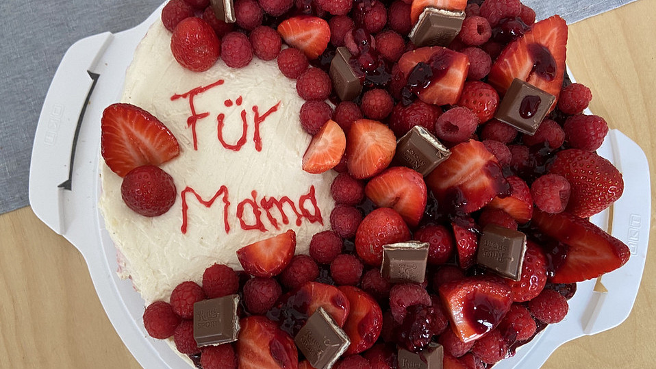 Käsekuchen mit Himbeeren und weißer Schokolade von Chefkoch-Video