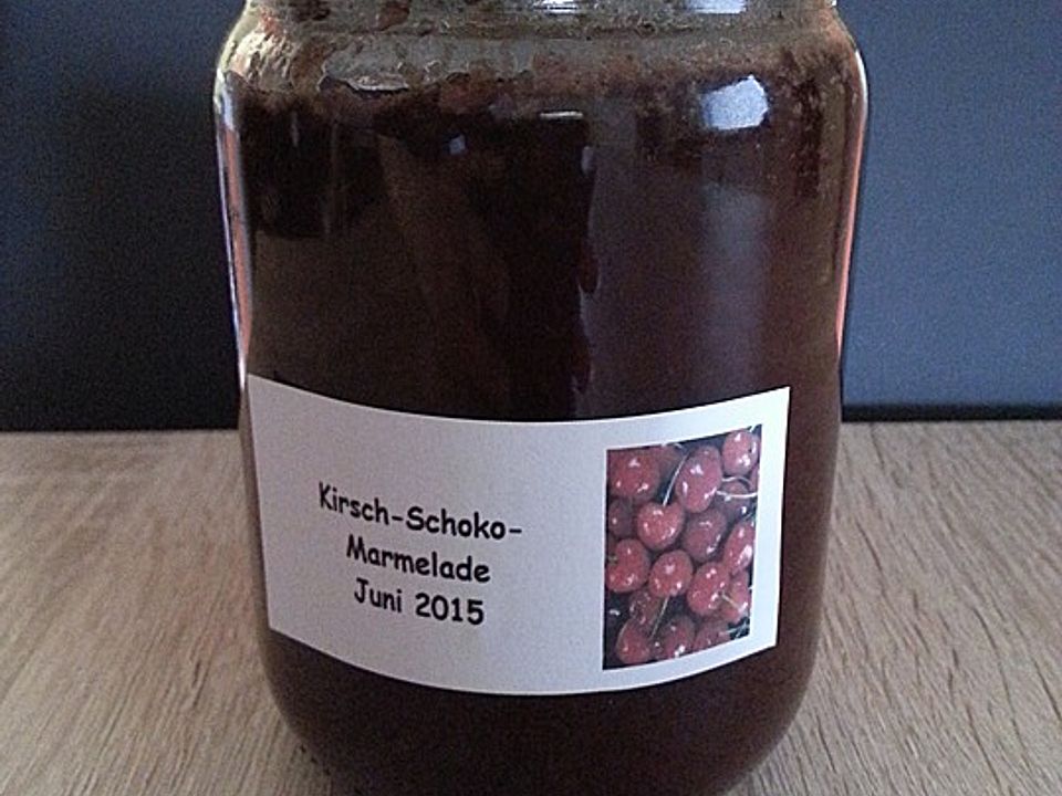 Schoko-Kirsch-Marmelade mit Agar-Agar - Kochen Gut | kochengut.de