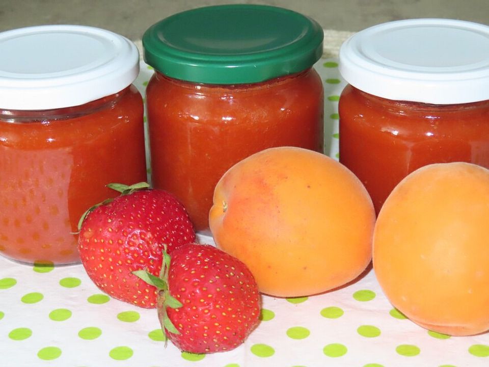 Aprikosen-Erdbeer-Marmelade von Puffelchen5| Chefkoch