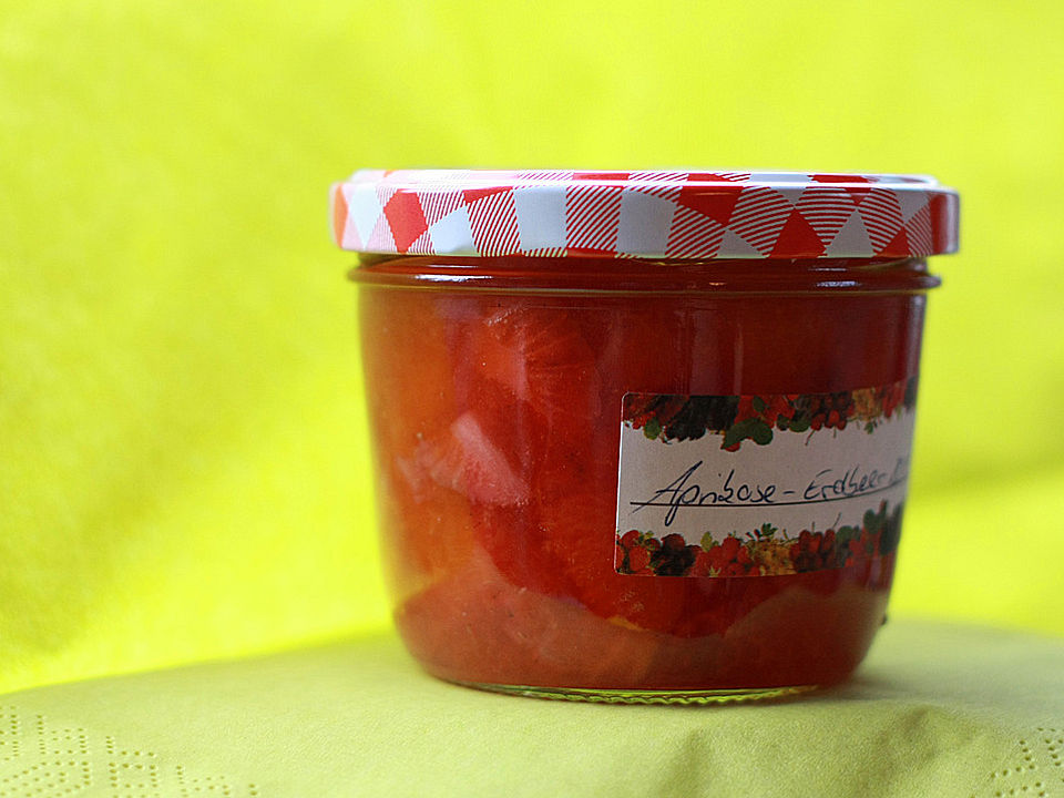 Aprikosen-Erdbeer-Marmelade von Puffelchen5 | Chefkoch