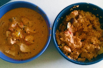 Würziges Curry mit Huhn und allerlei Gemüse