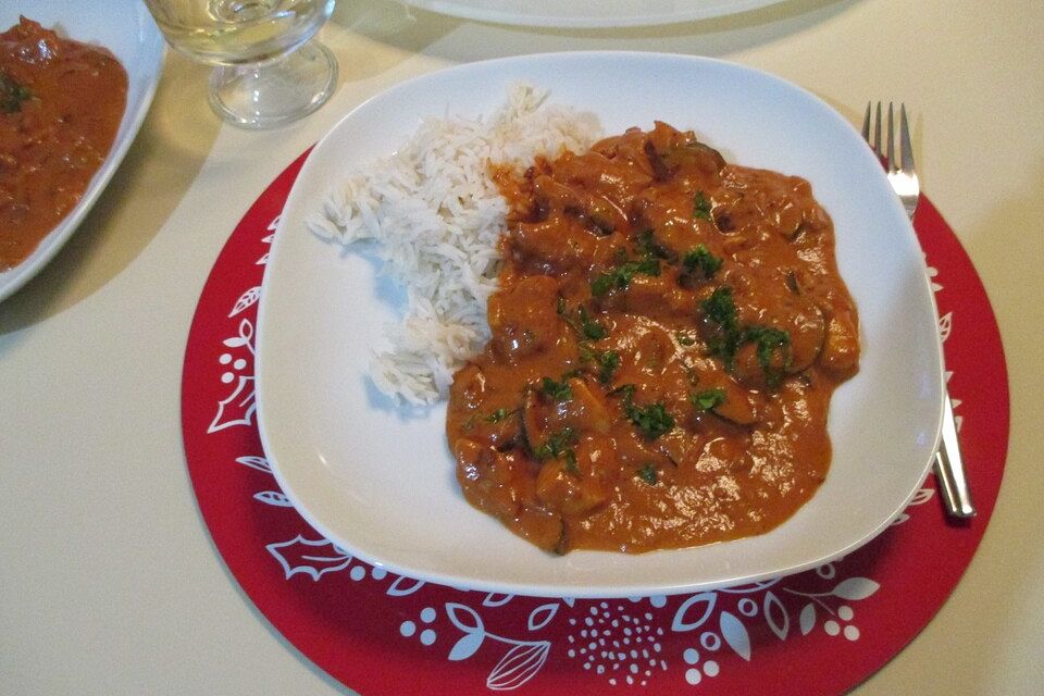 Hähnchen-Zucchinipfanne à la Heike