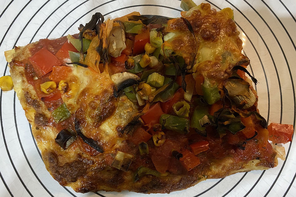 Pizzaboden aus Thunfisch