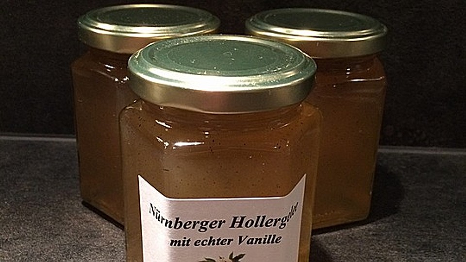 Holunderblutengelee Mit Vanille Von Stiti82 Chefkoch 