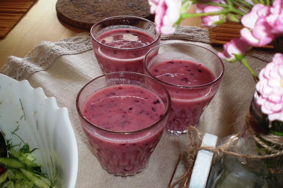 Stachelbeer-Cassis-Smoothie