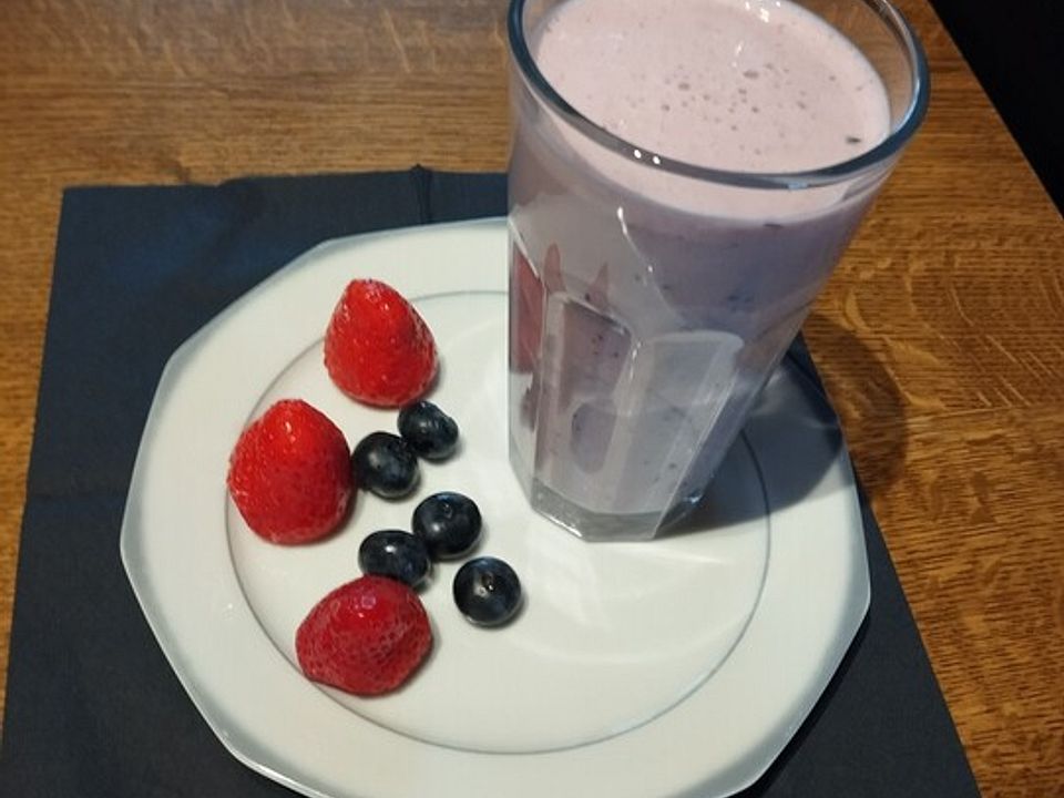 Erdbeer-Heidelbeer-Smoothie von hupferle09| Chefkoch