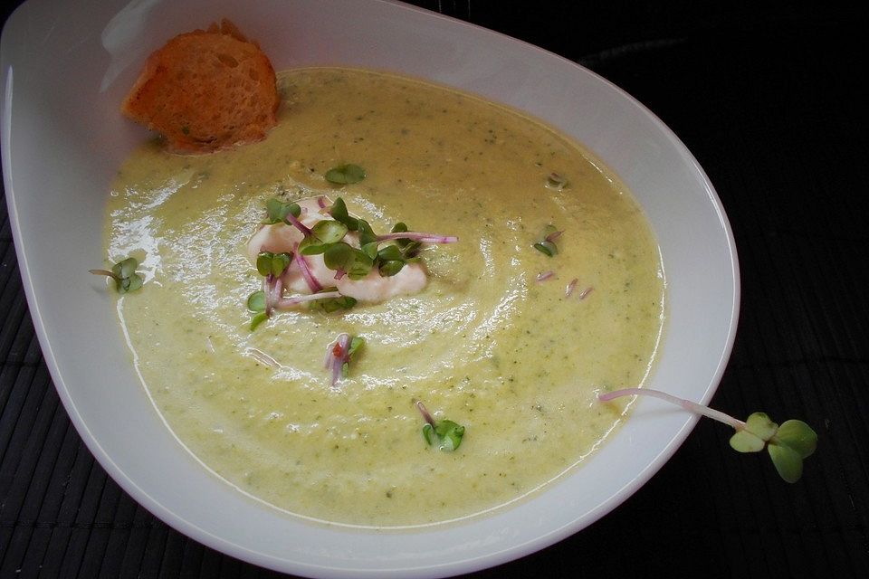 Zucchinicremesuppe