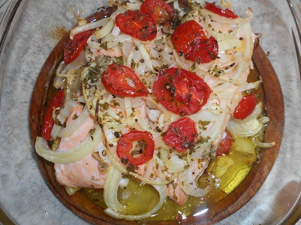 Lachsfilet aus dem Ofen von Maximilian_Englisch| Chefkoch