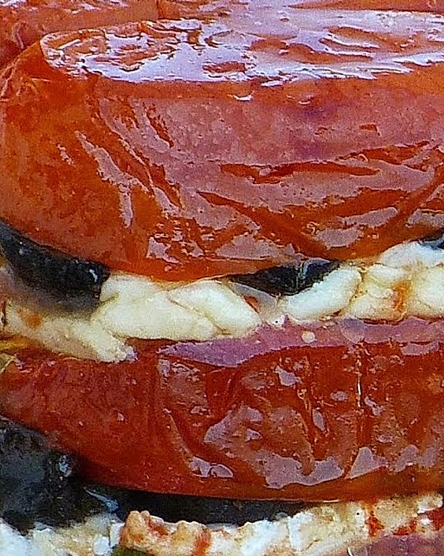 Tomaten-Schafskäse-Terrine