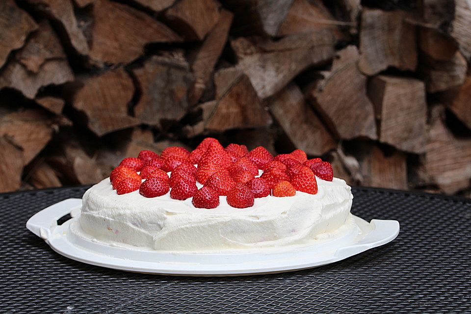 Erdbeer-Mascarpone-Torte Low Carb