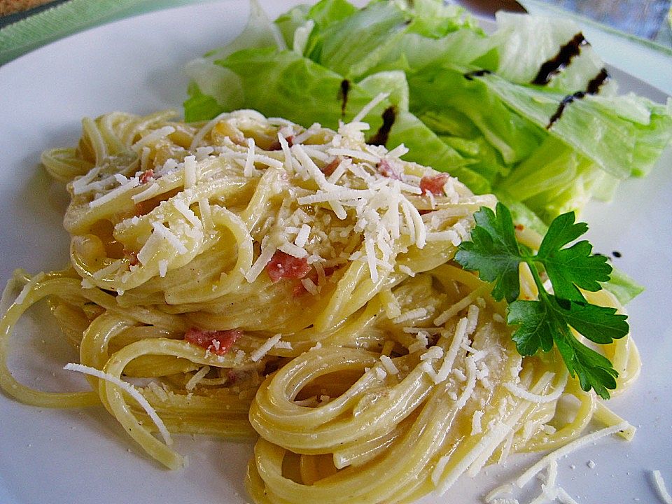 Spaghetti alla Carbonara nach Südtiroler Art von FADI | Chefkoch