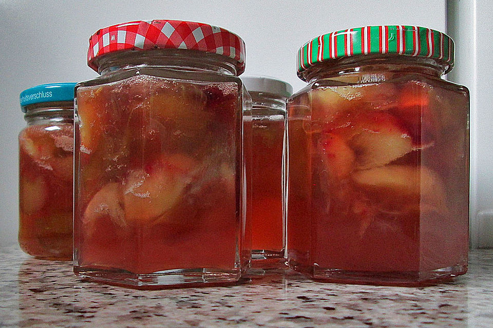 Rhabarber-Pfirsich-Marmelade