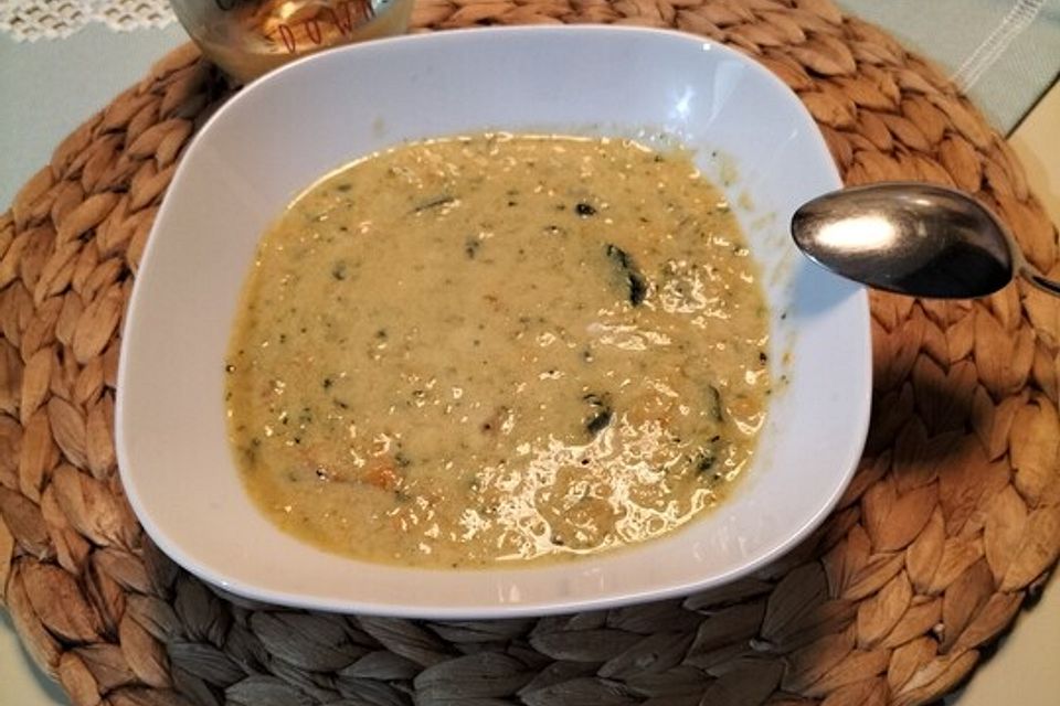 Zucchini - Möhrencremesuppe