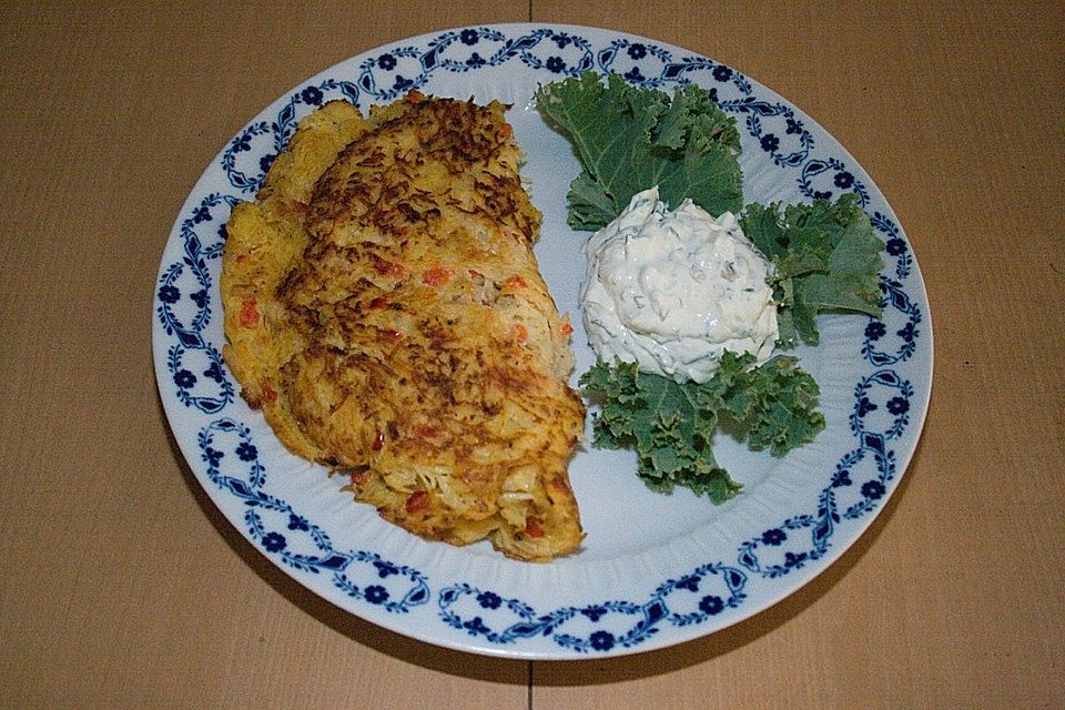 Kartoffel-Sauerkraut-Puffer