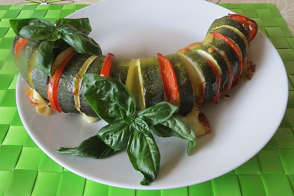 Italienische Fächer-Zucchini