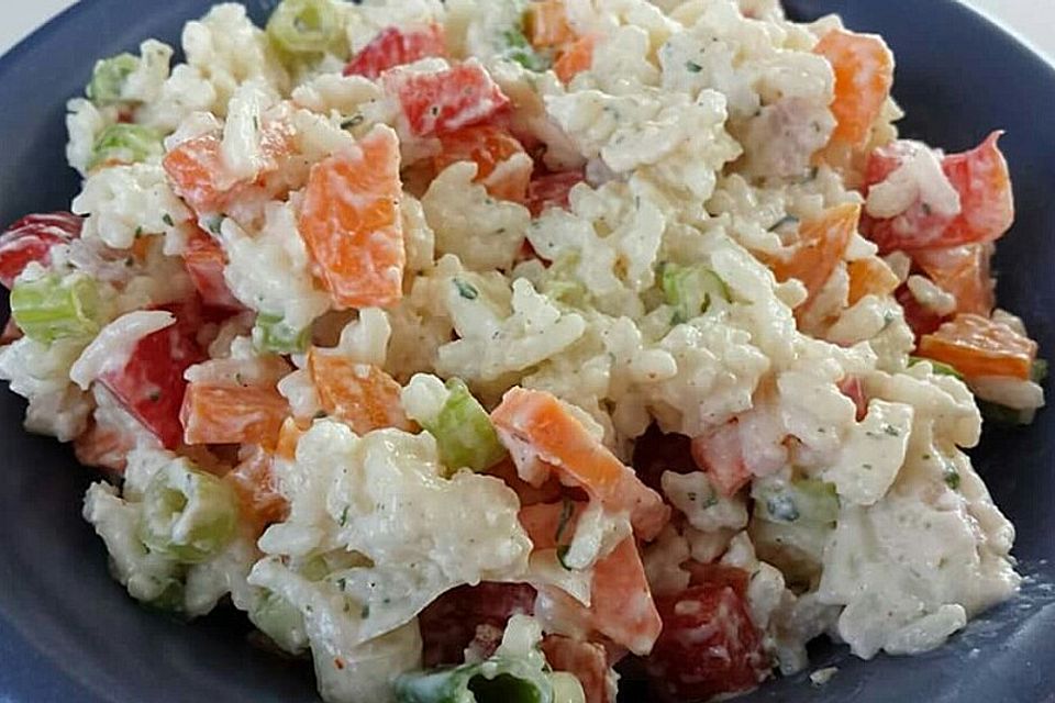 Sommerlicher Reissalat