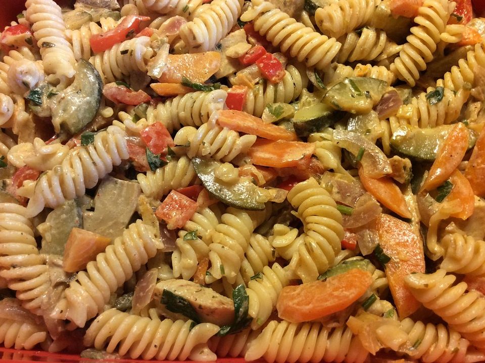 Sommerliche Gemusepfanne Mit Nudeln Von Lady Xy Chefkoch