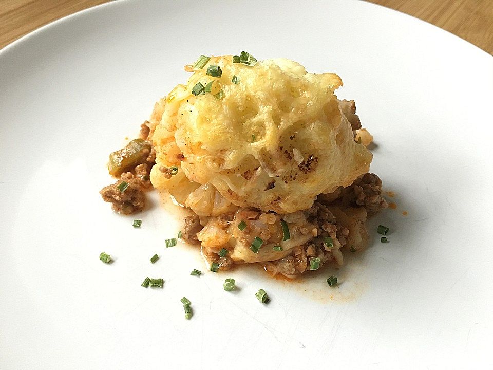 Blumenkohl-Hackfleisch-Gratin von hobbykoechin| Chefkoch