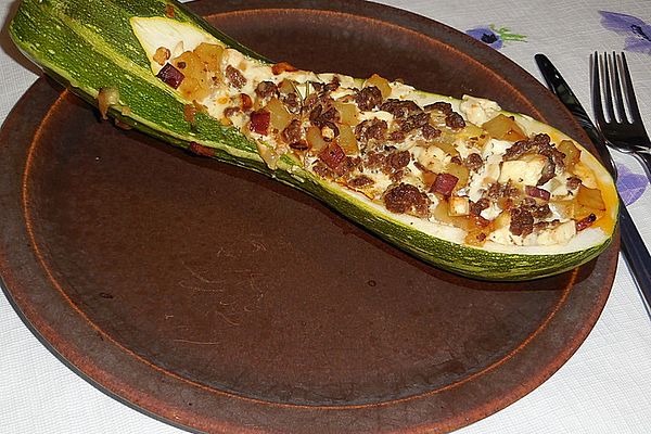 Gefüllte Zucchini Italienisch von Aligator123456789 | Chefkoch