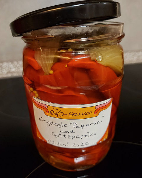 Peperonis In öl Einlegen