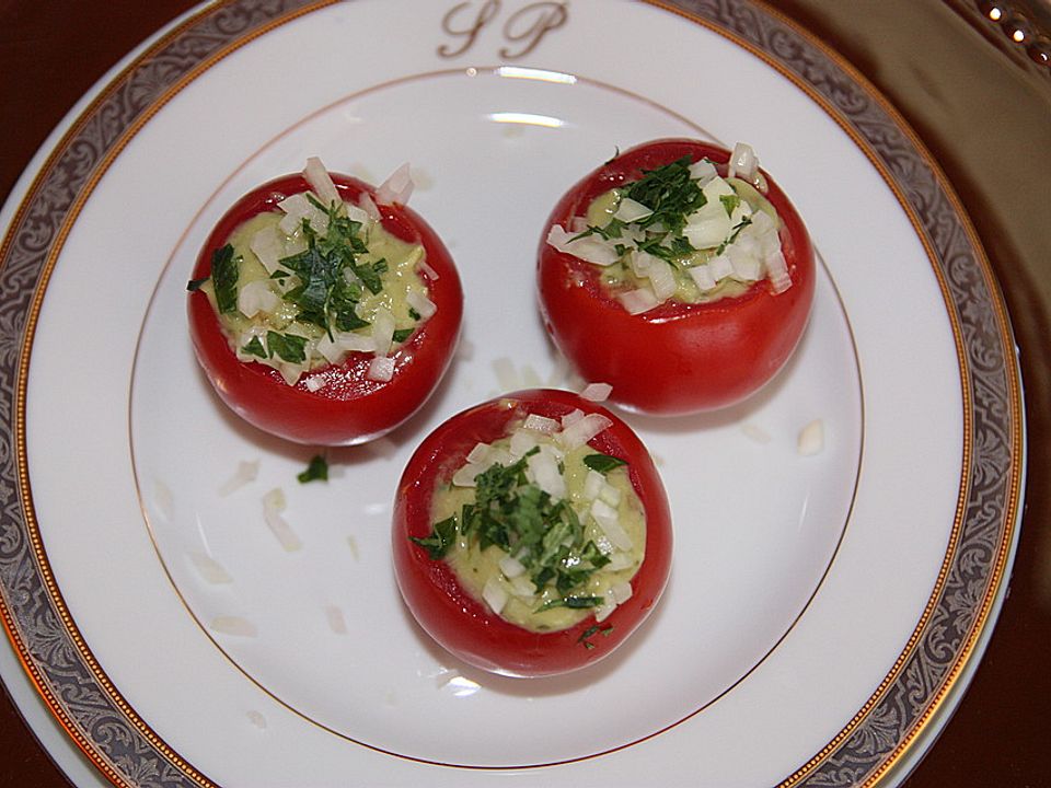 Tomaten gefüllt mit mexikanischer Avocadocreme von Sylvia21| Chefkoch