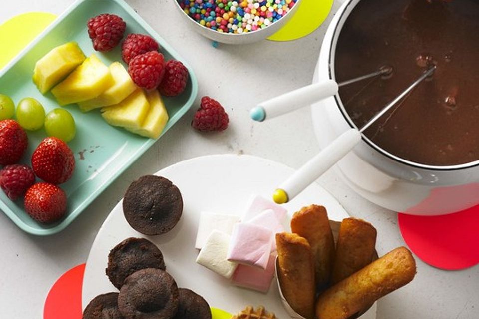 Schokoladen - Obst - Fondue